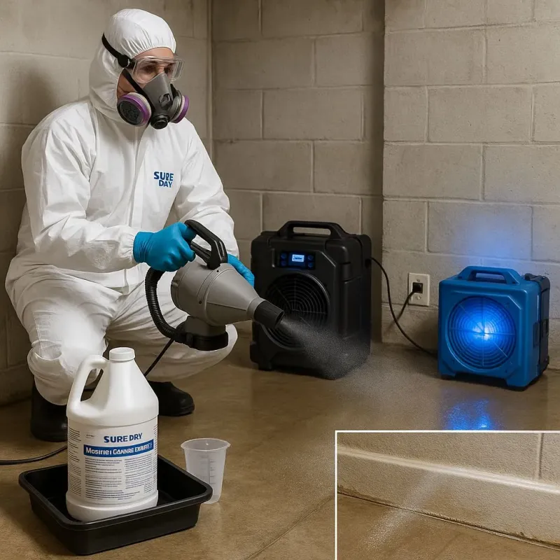 Sanitization and Odor Removal process in Westminster, CA